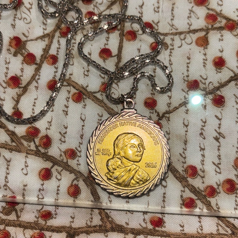 2016 Code Talkers Commemorative Coin Pendant WWI WWII 15381